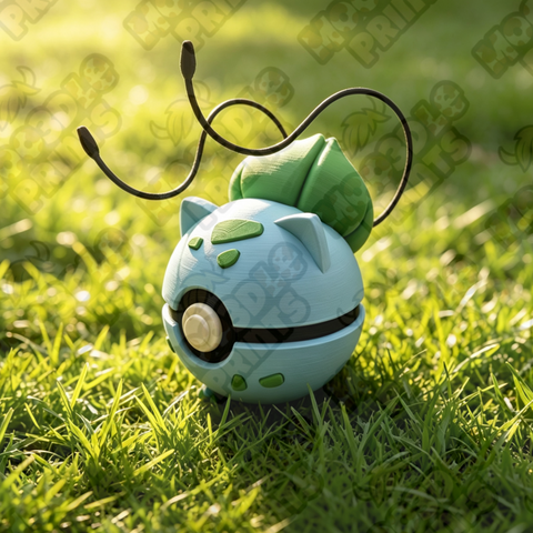 #0001 Bulbasaur Inspired Poké Ball