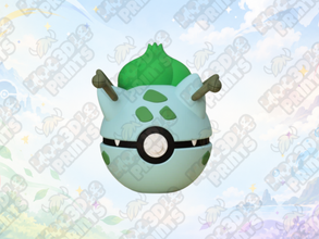 #0001 Bulbasaur Inspired Poké Ball