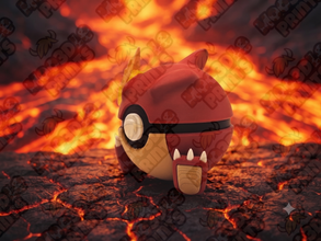 #0006 Charizard Inspired Poké Ball