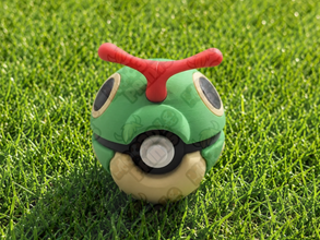 #0010 Caterpie Inspired Poké Ball