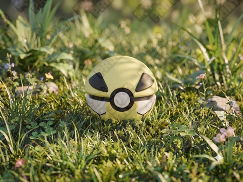 #0014 Kakuna Inspired Poké Ball