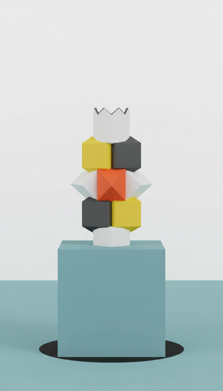 Resin Desk Organizer With Modular Slots