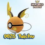 Pokéball 0026 Raichu | Pokémon Inspired 3D Printed Display Figure