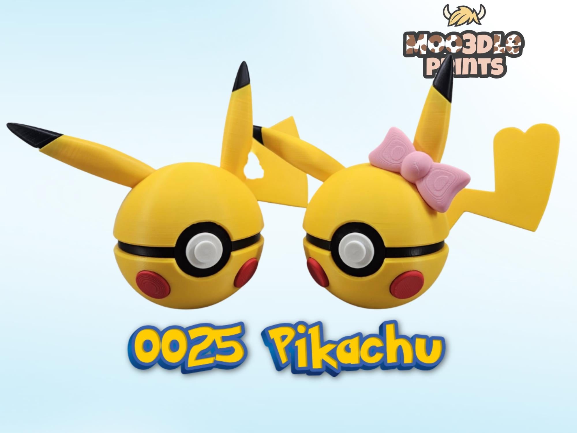 Pokéball 0026 Raichu | Pokémon Inspired 3D Printed Display Figure