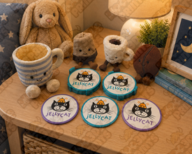 Jellycat Inspired Coasters