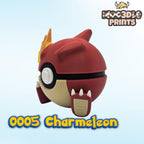 Poke ball 0005 Charmeleon | Pokemon Inspired 3D Printed Display Figure