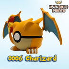 Pokeball 0006 Charizard | Pokemon Inspired 3D Printed Display Figure