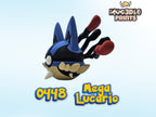 Pokéball 0448 Lucario | Pokémon Inspired 3D Printed Display Figure